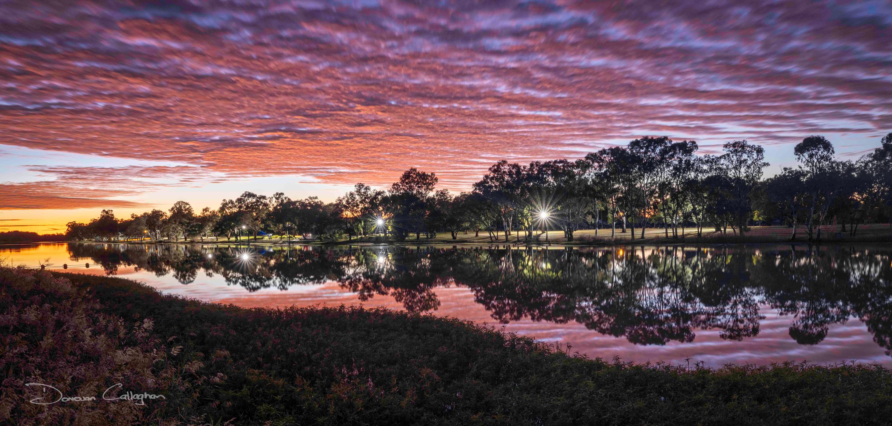 Sunrise Jack Taylor Weir, St George, Queensland, Australia