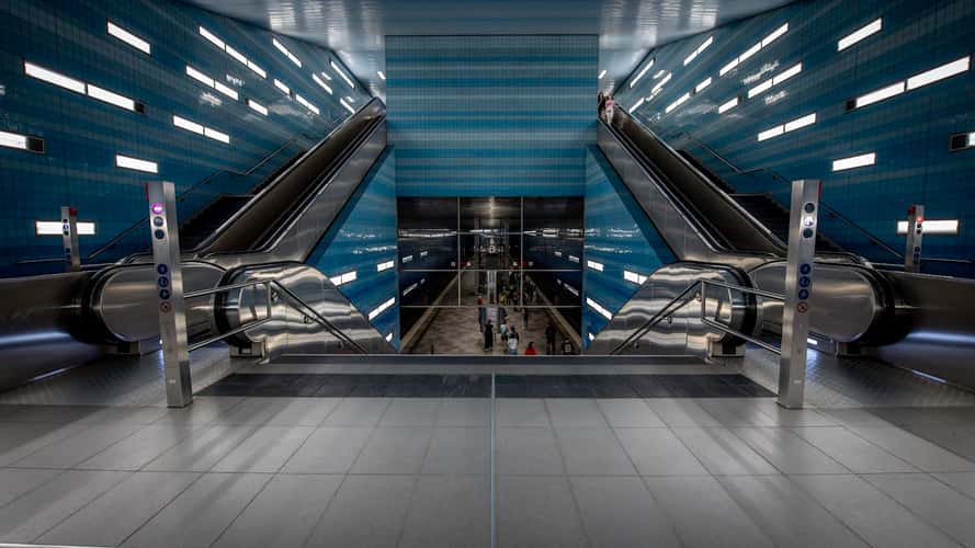 Überseequartier - Subway Station, Hamburg