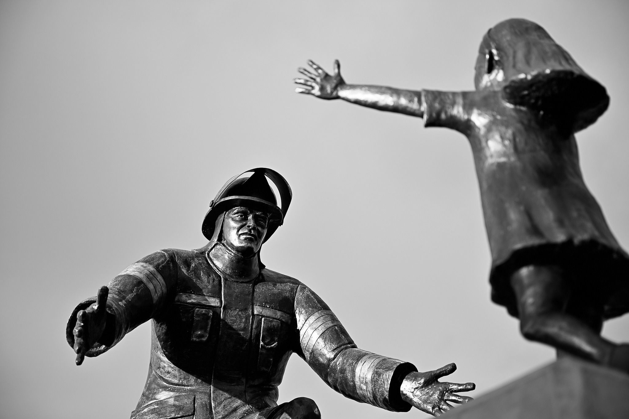 Unveiling of the Statue Honoring the Volunteer Firefighters, Portugal