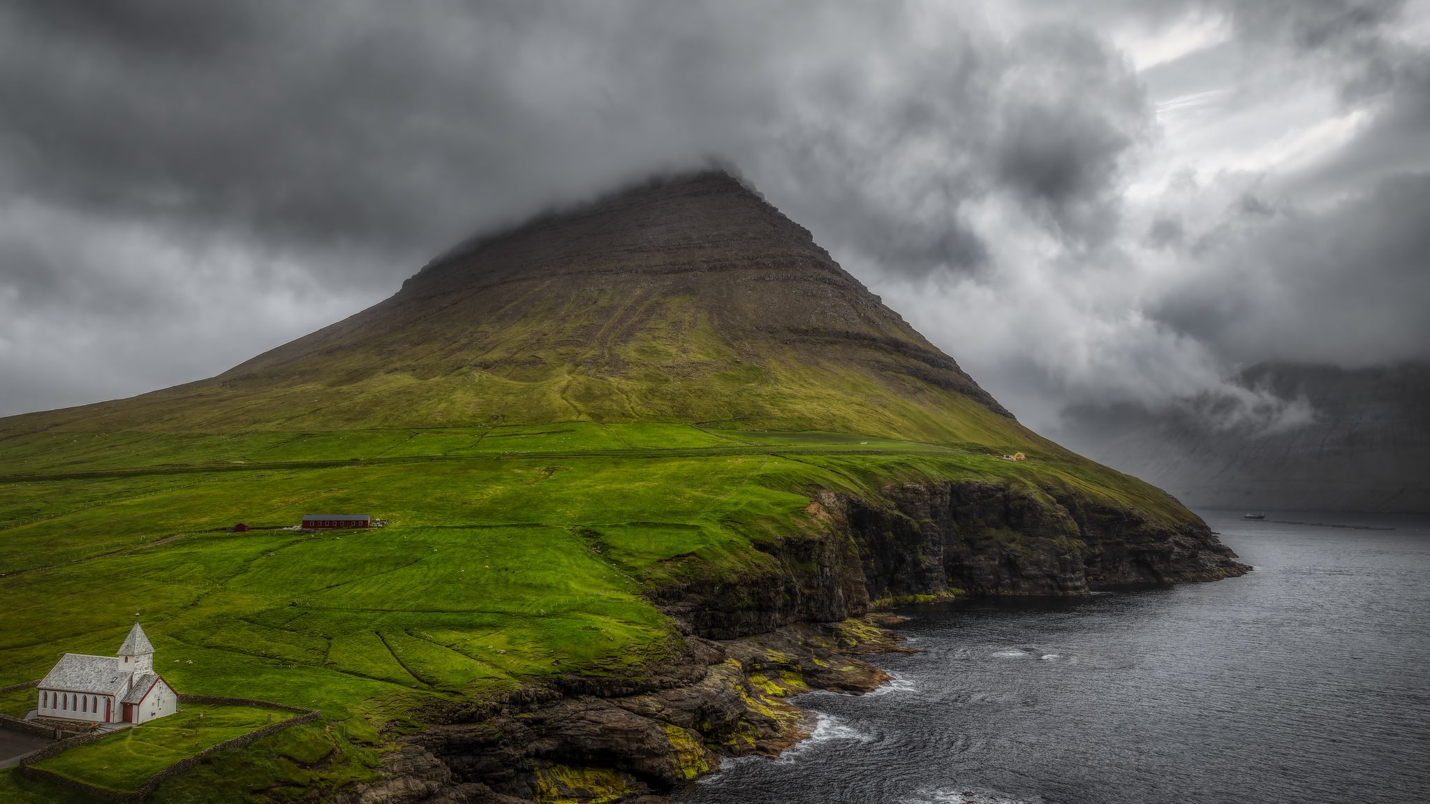 Viðareiði church, Faroe Islands, Faroe Islands