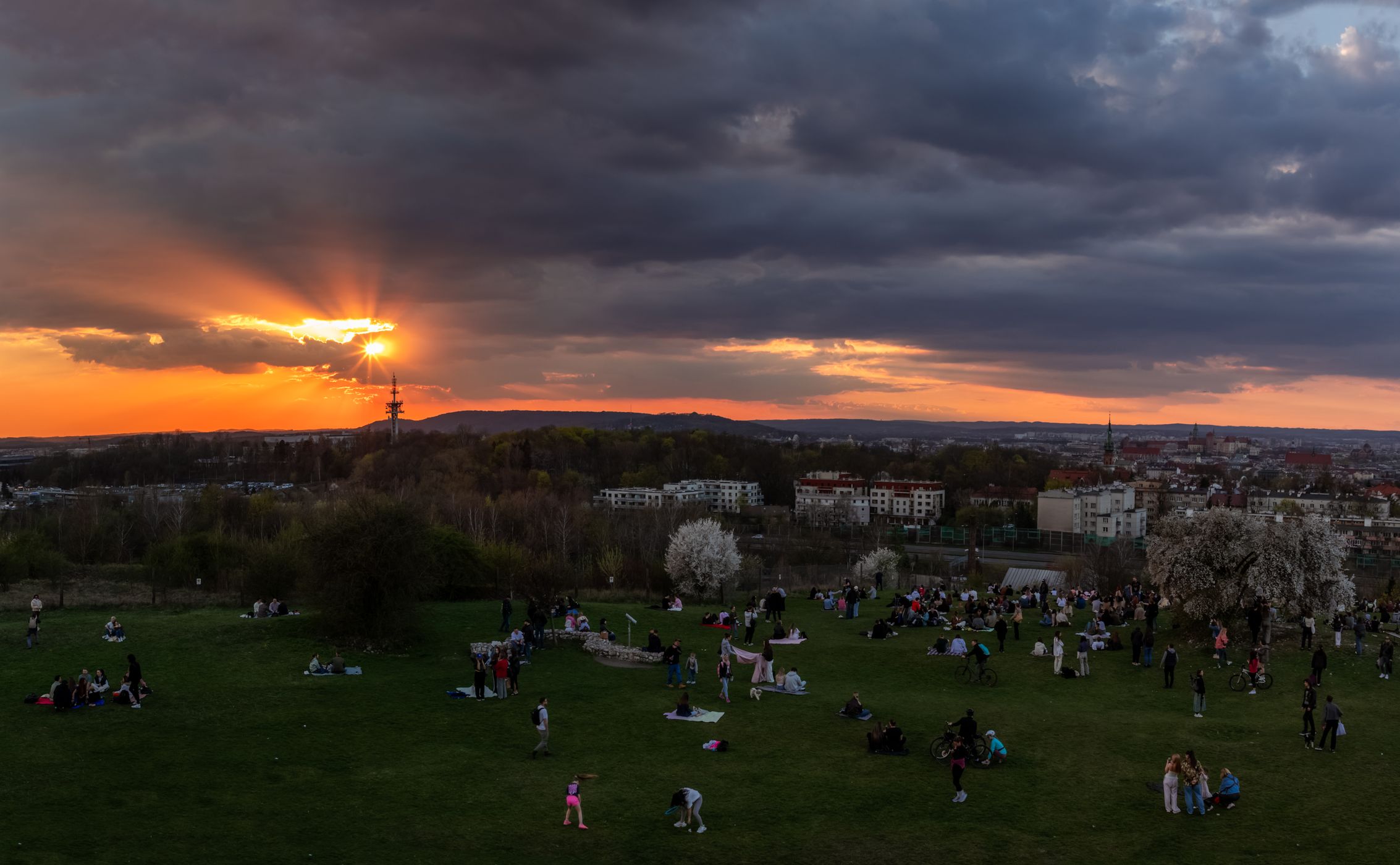 View on Kraków, Poland