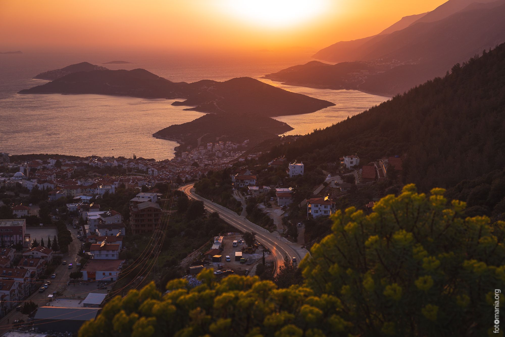 View over Kaş, Turkey (Türkiye)