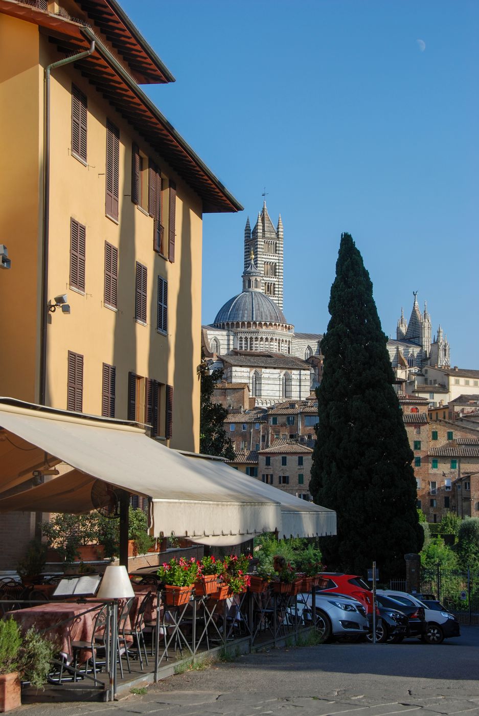 View to the dome of Siena, Italy