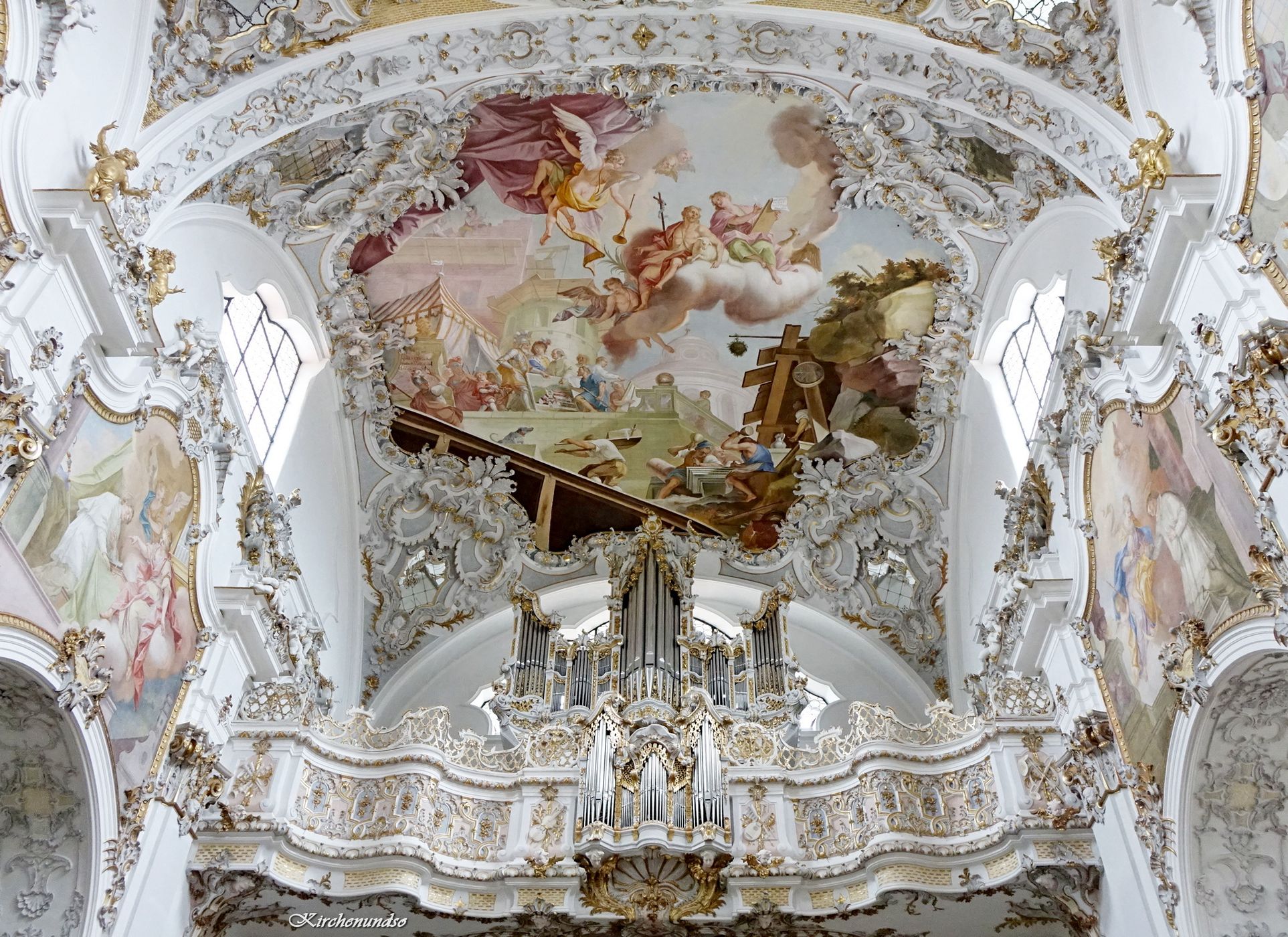 Welfenmünster Steingaden interior, Germany