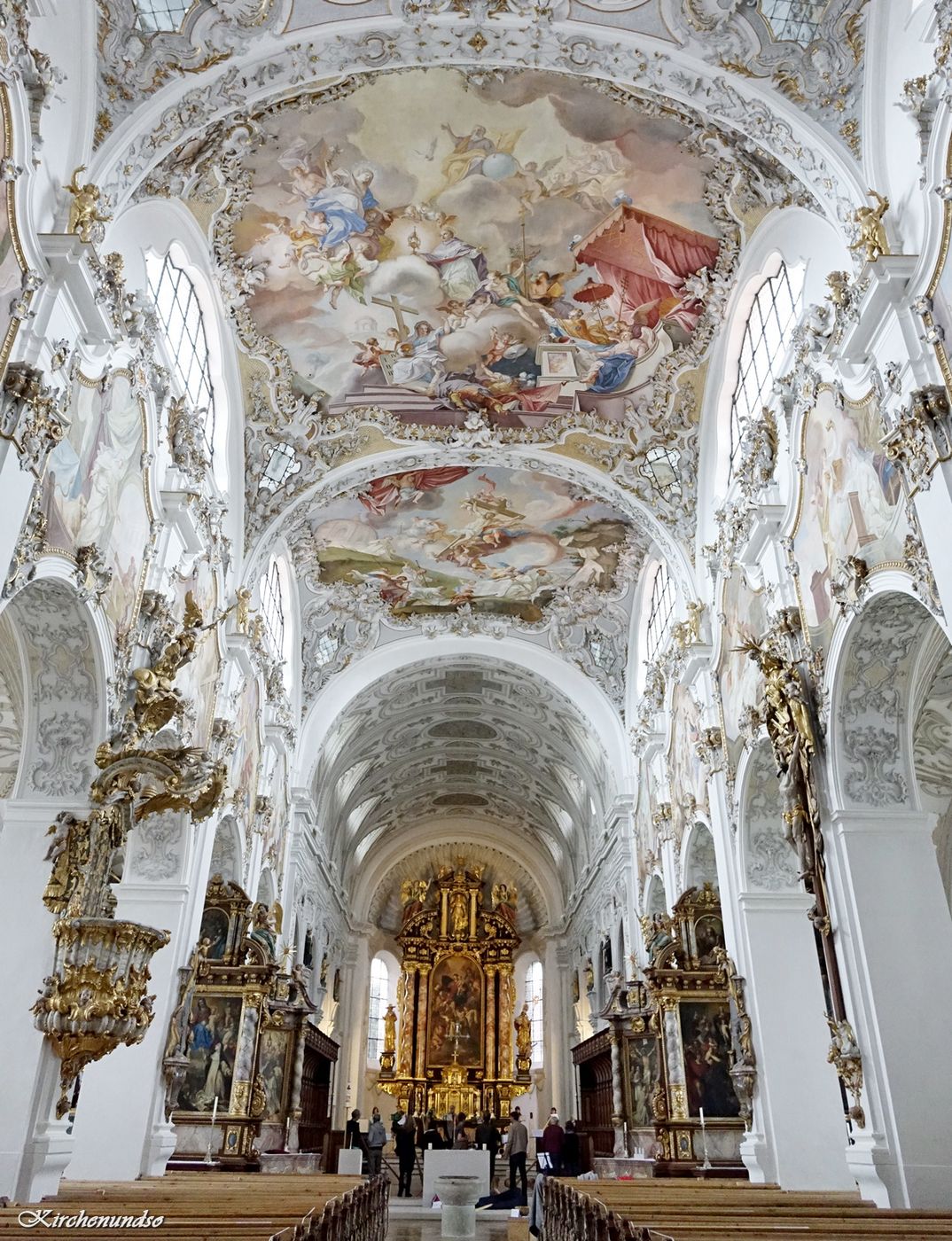 Welfenmünster Steingaden interior, Germany