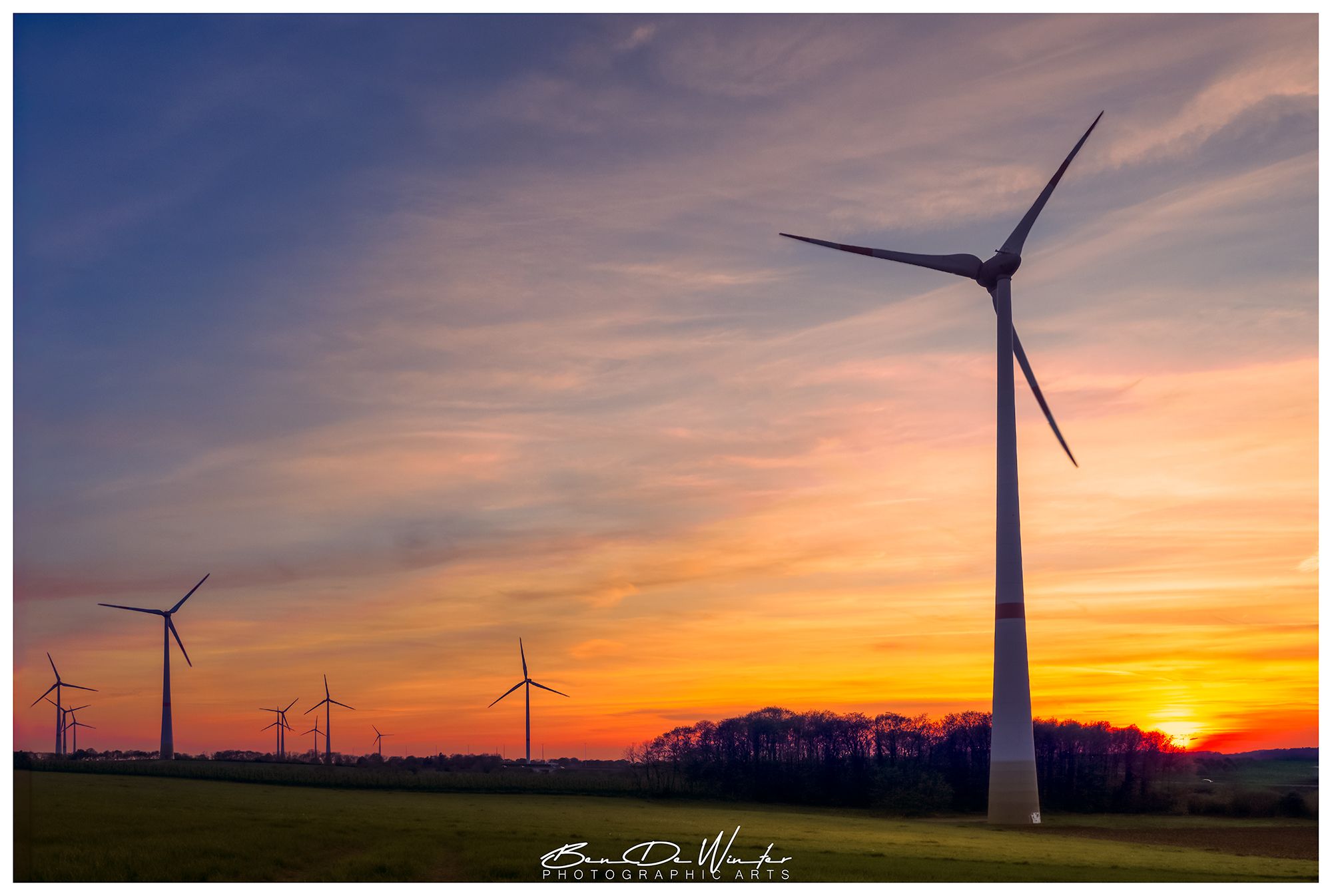 Windmills Halen, Belgium