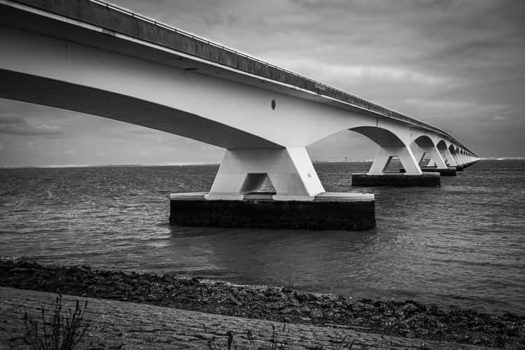 Zeeland Bridge Oosterschelde