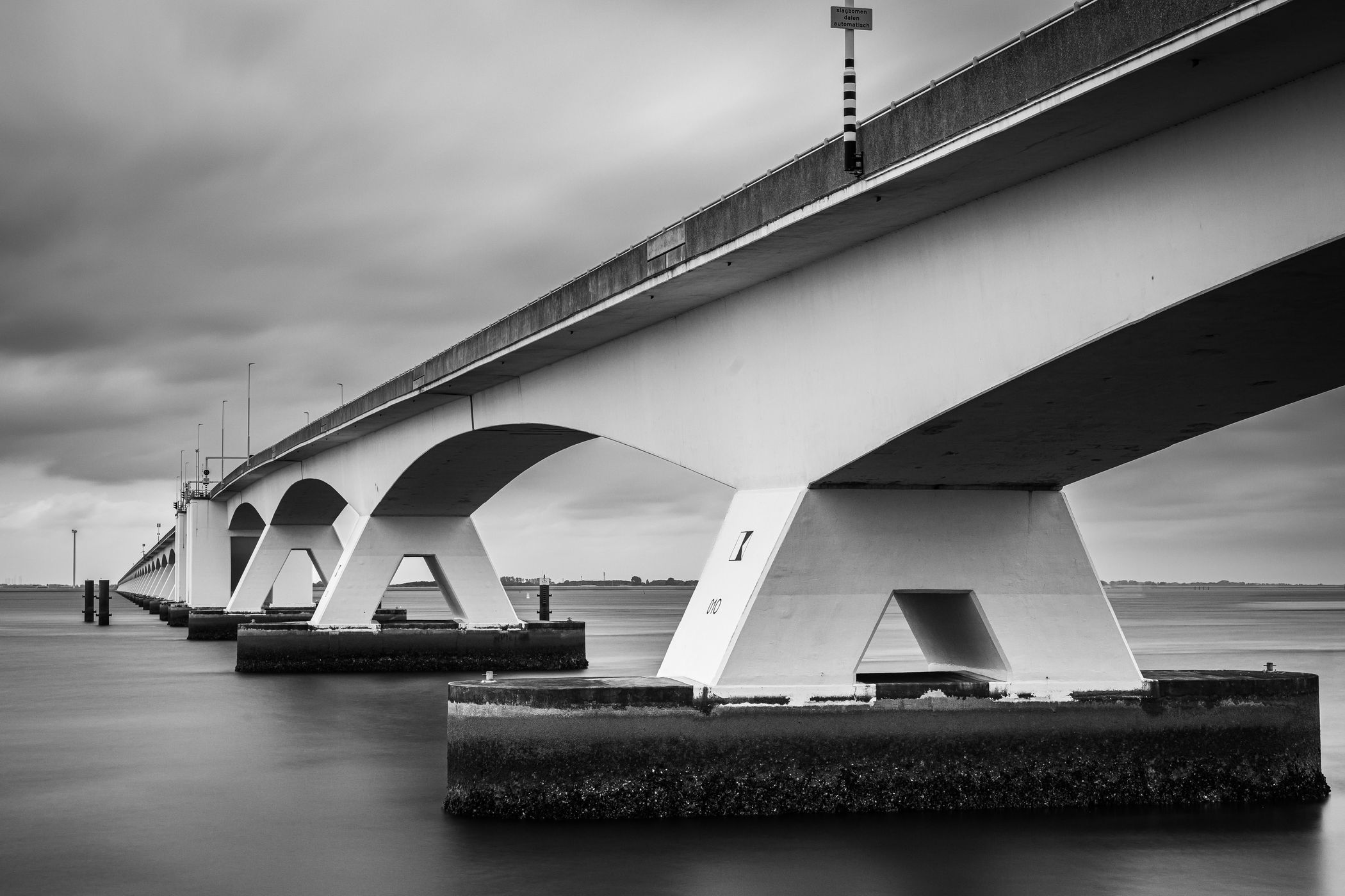Zeeland Bridge Oosterschelde, Netherlands