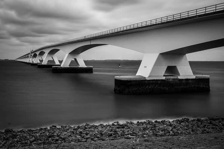 Zeeland Bridge Oosterschelde
