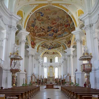 Abteikirche St. Ulrich und Afra interior, Germany