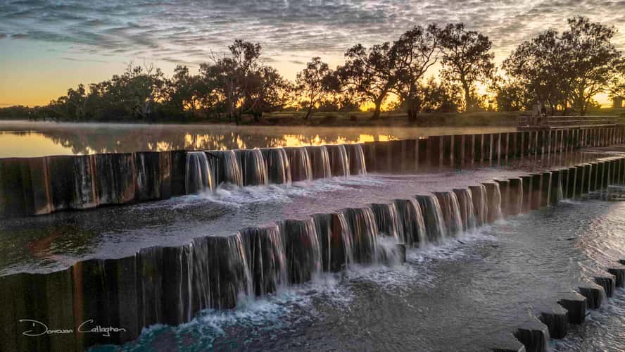 Allan Tannock Weir, Cunnamulla , Queensland