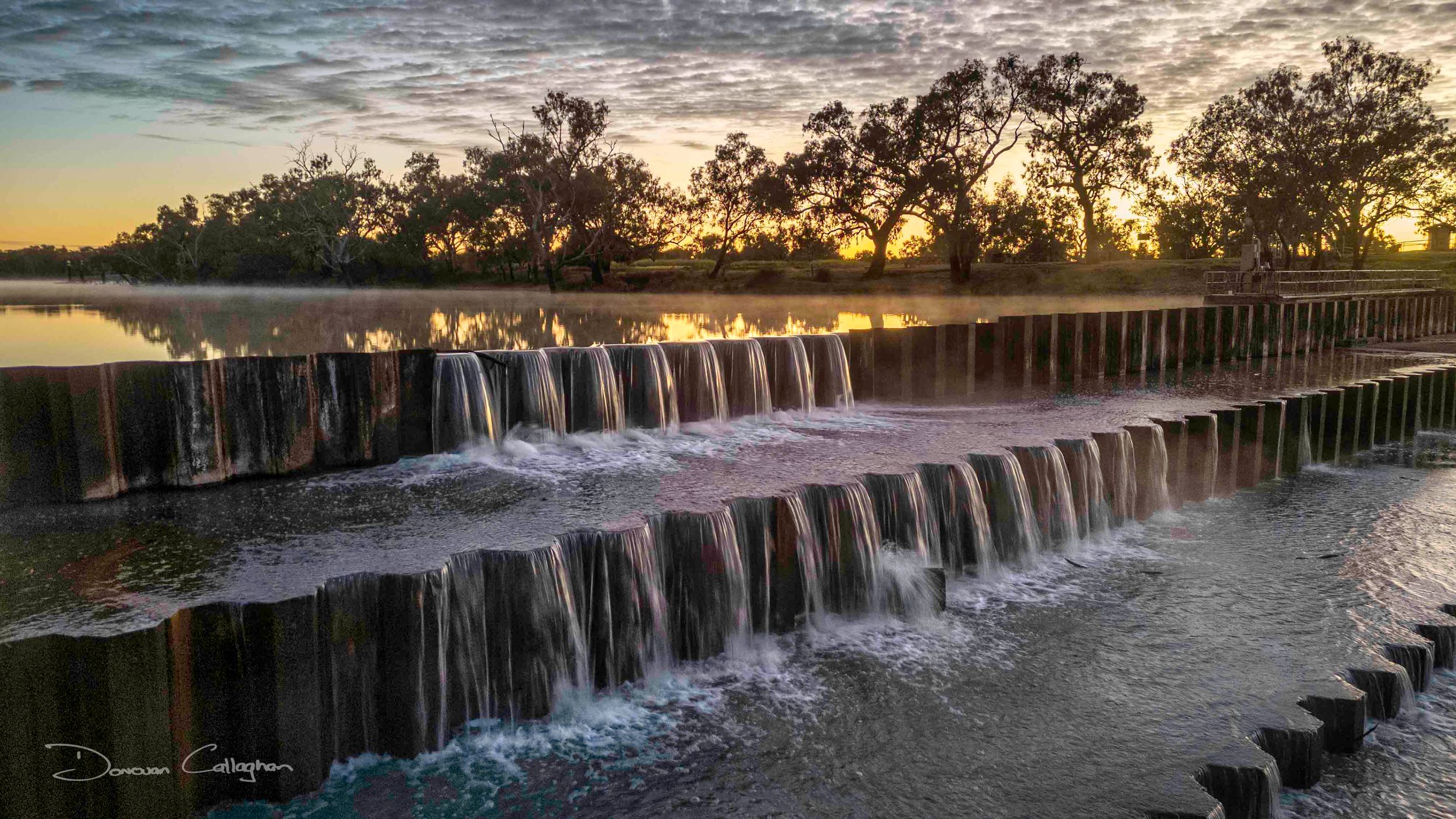 Allan Tannock Weir, Cunnamulla , Queensland, Australia