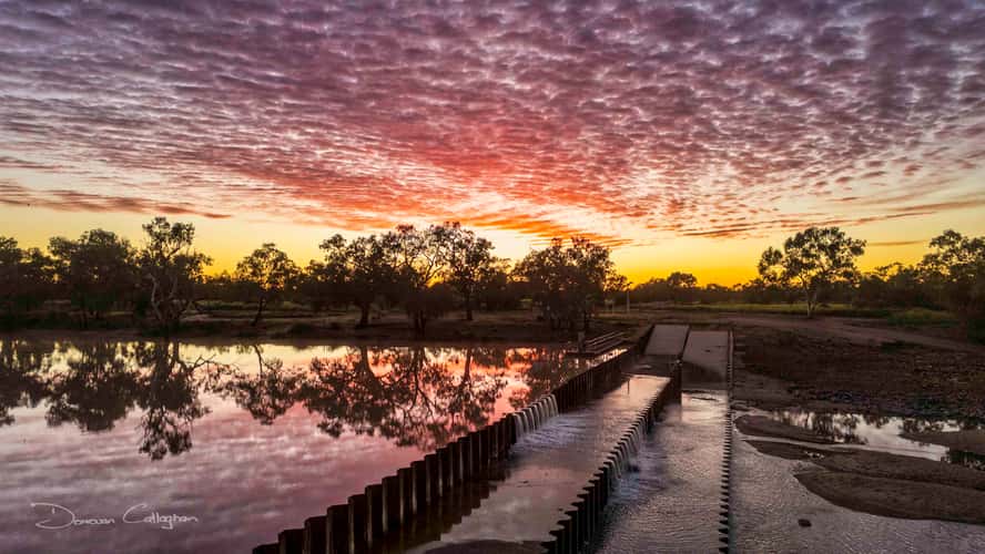 Allan Tannock Weir, Cunnamulla , Queensland