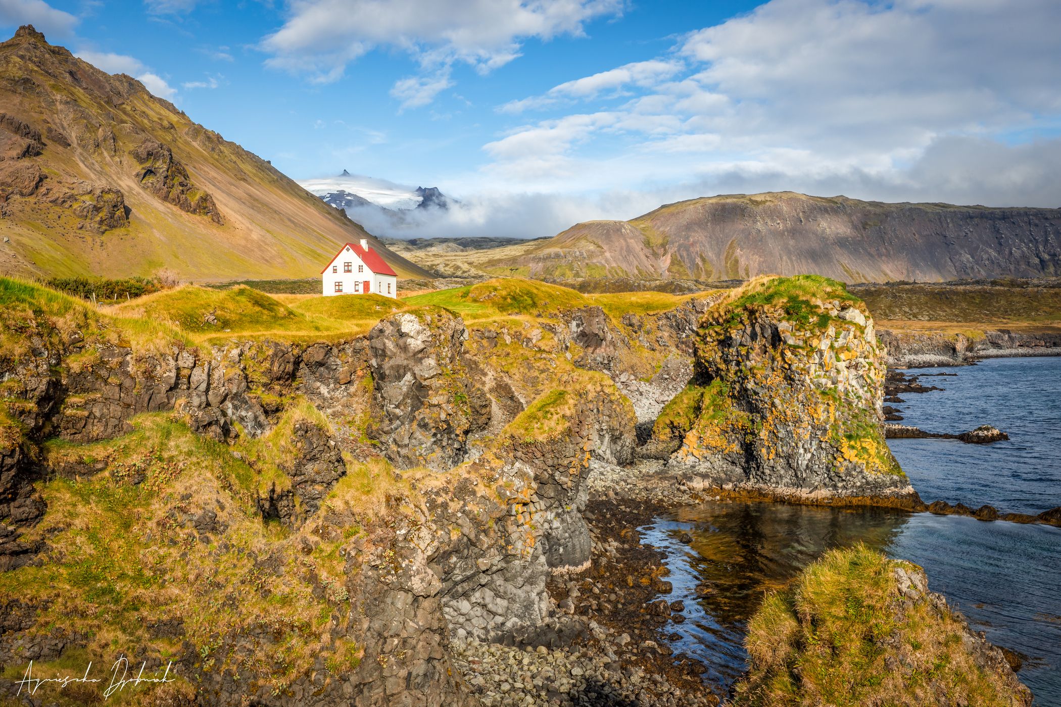 Lonely House in Arnarstapi, Iceland