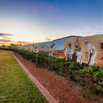 Artwork. Tourist Information centre, Quilpie, Queensland, Australia