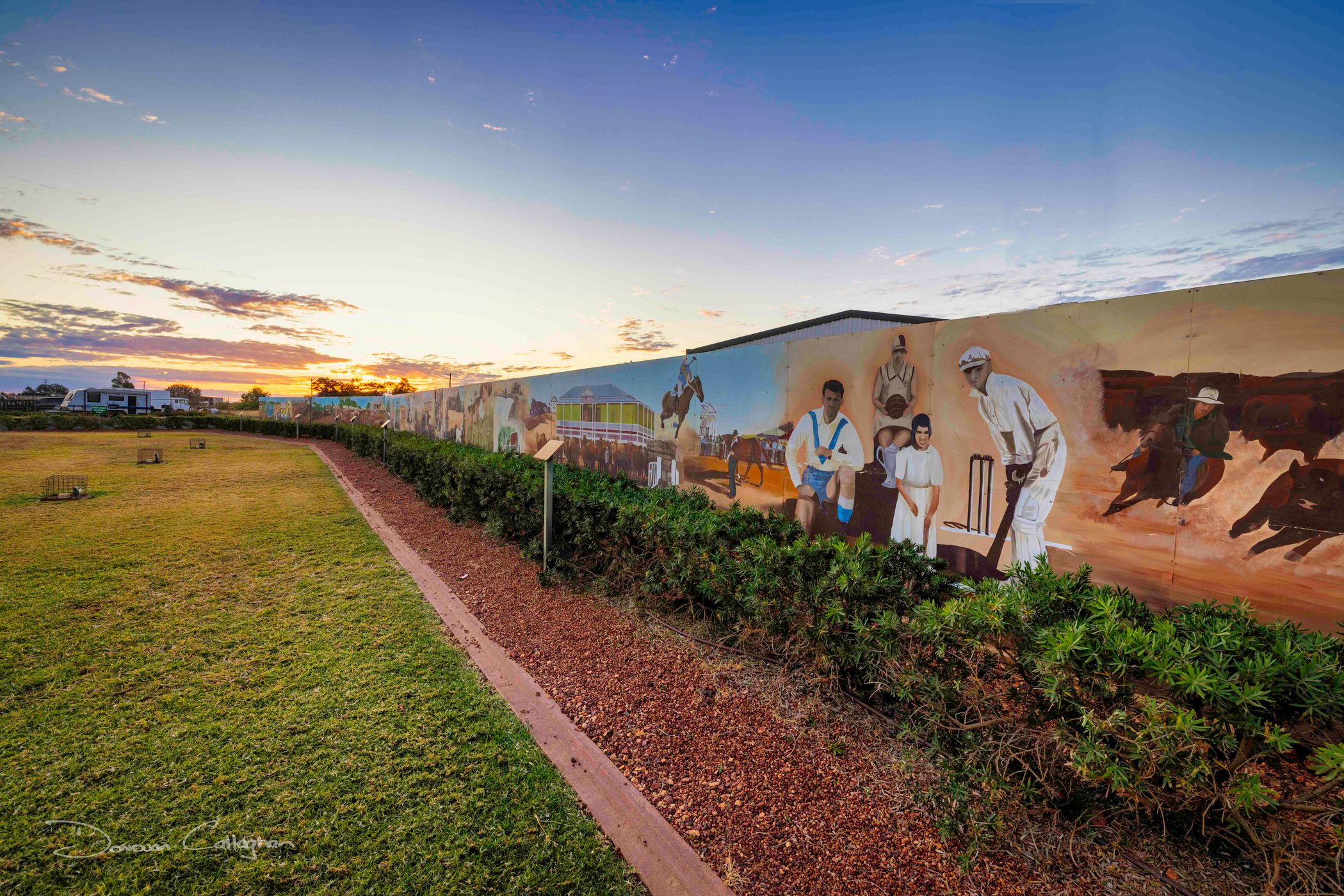 Artwork. Tourist Information centre, Quilpie, Queensland, Australia