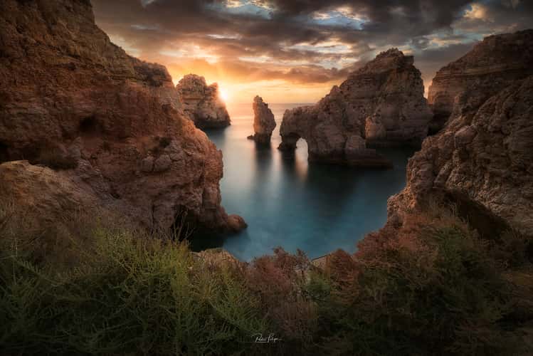 View from the Stairs on Ponta da Piedade, Lagos