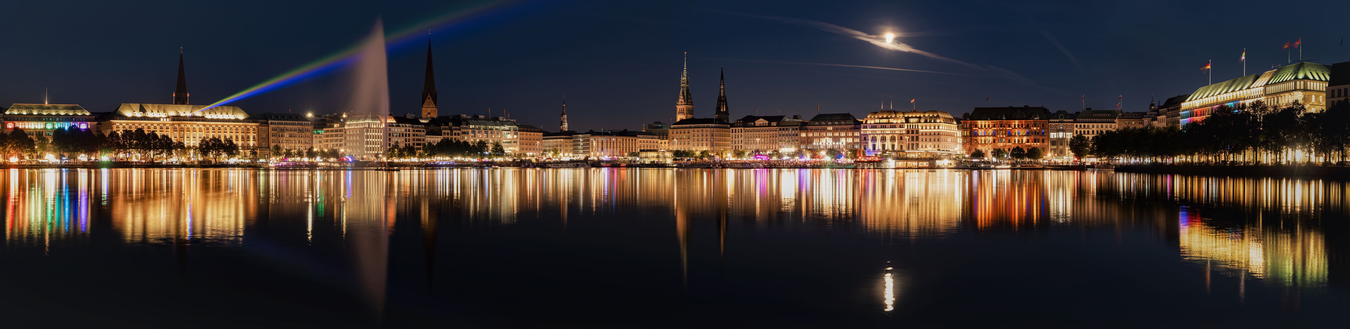 Binnenalster-View, Hamburg, Germany
