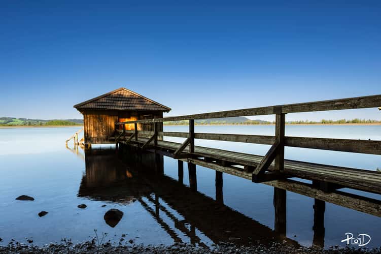 Boathouse at Kochelsee