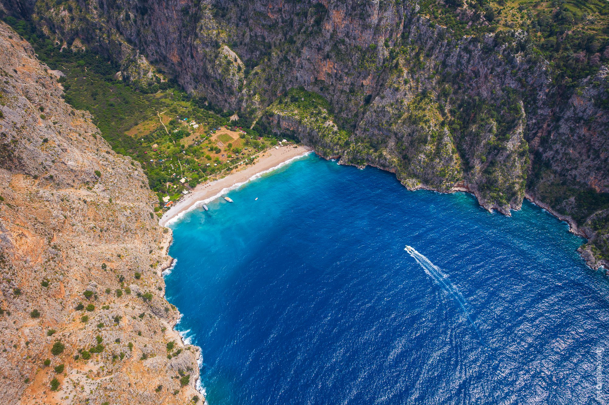 Butterfly valley (drone), Turkey (Türkiye)