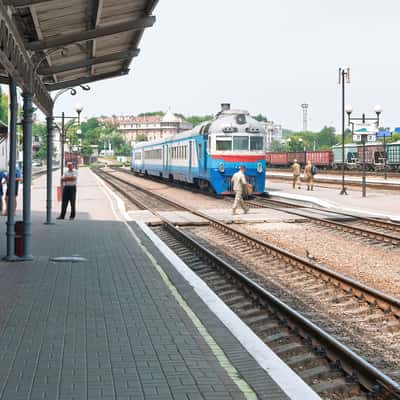 Chernivtsi’s railway station, Ukraine