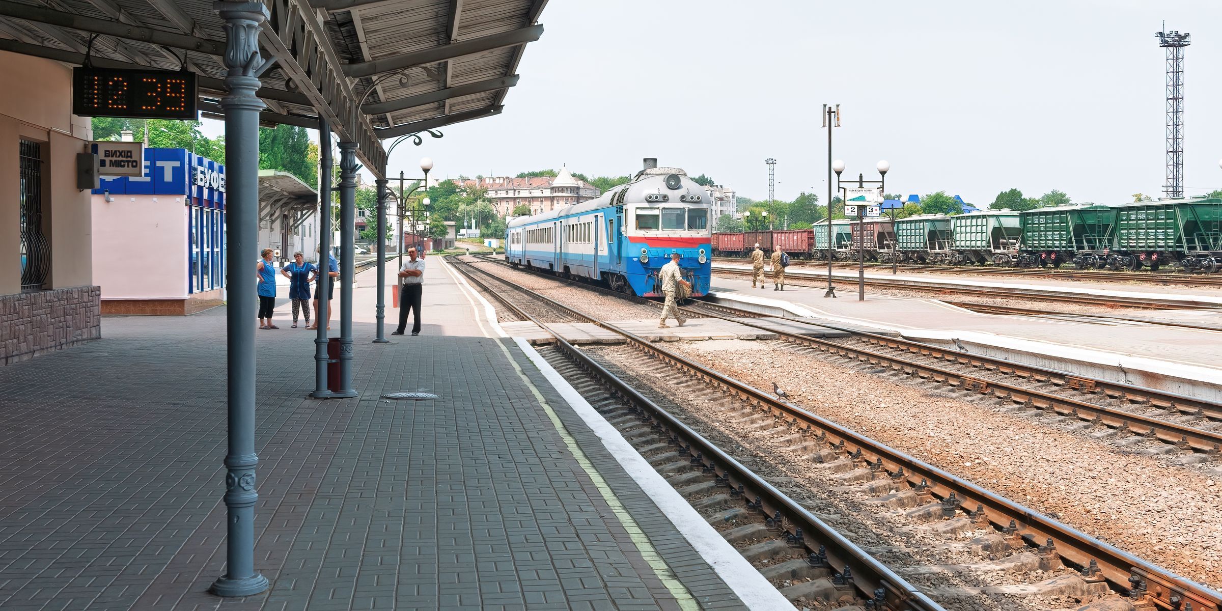 Chernivtsi’s railway station, Ukraine