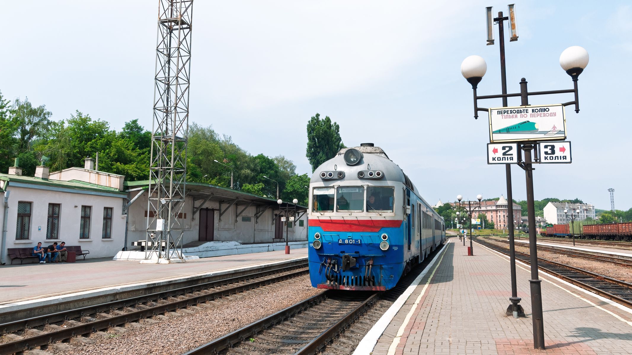 Chernivtsi’s railway station, Ukraine