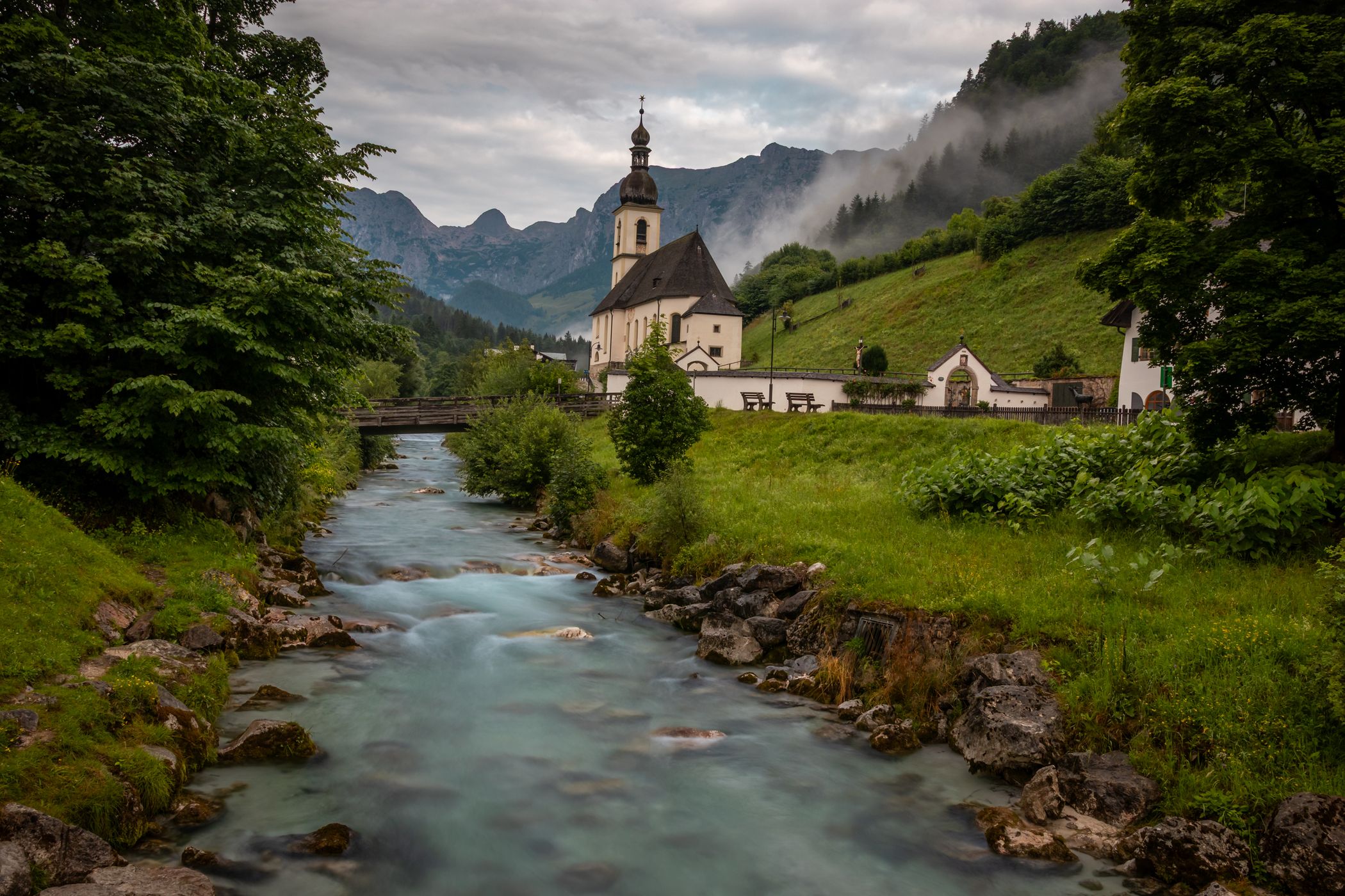 Church St. Sebastian, Ramsau, Berchtesgaden, Germany