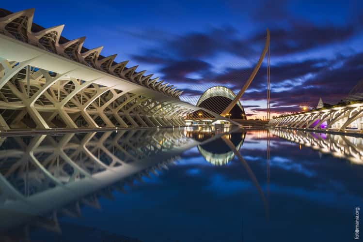 Hemisfèric & Ciudad de las Artes, west view