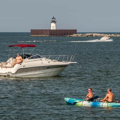 Cleveland East Breakwater Lighthouse, USA