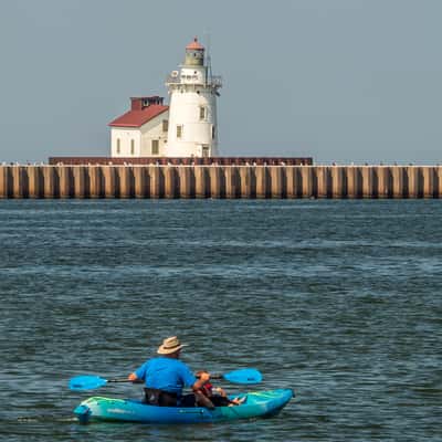 Cleveland West Pierhead Light, USA