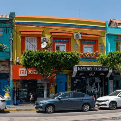 Colorfoul facades in Bordj-el-Kiffan, Algeria
