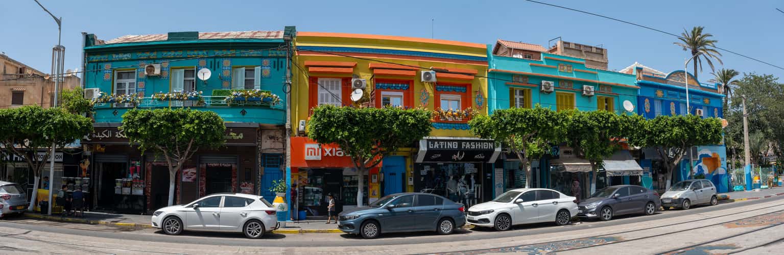 Colorfoul facades in Bordj-el-Kiffan