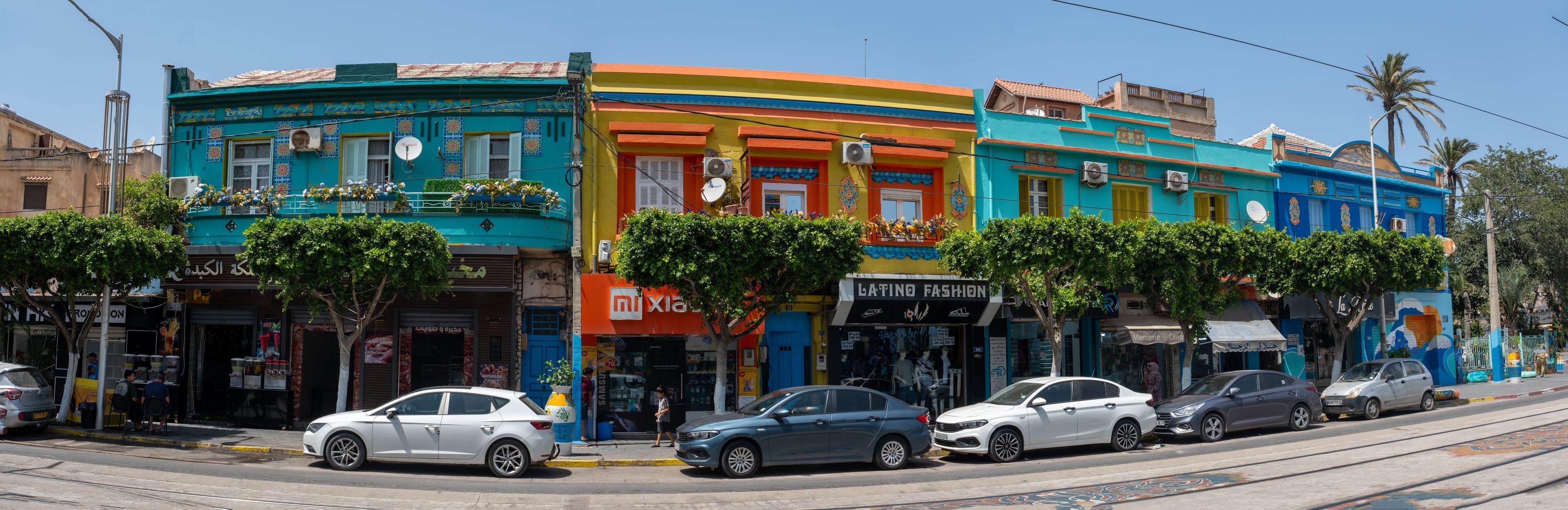 Colorfoul facades in Bordj-el-Kiffan, Algeria