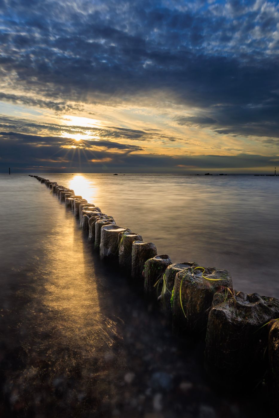 Cross on Dranske Beach, Germany