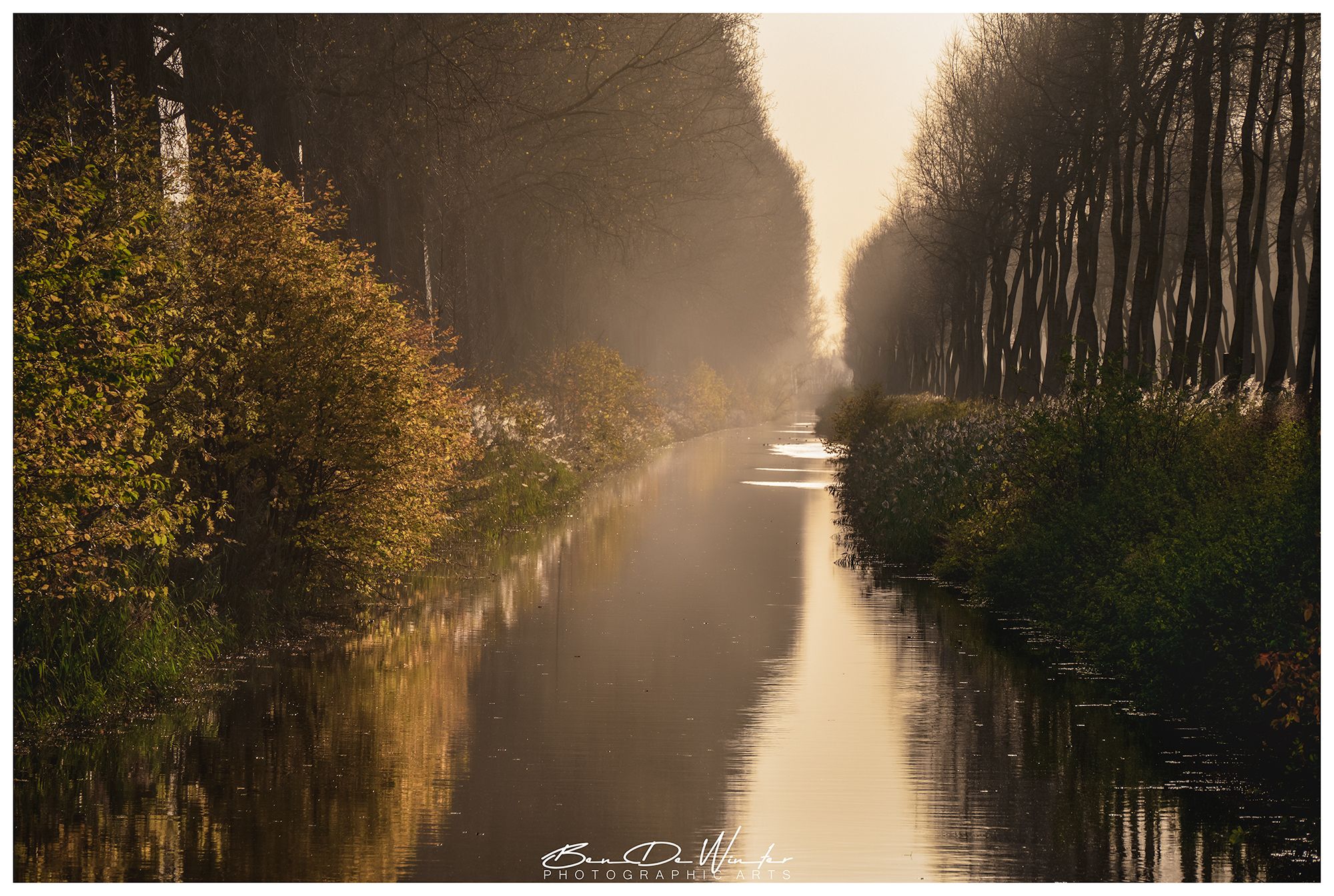 Damse vaart in black and white, Belgium