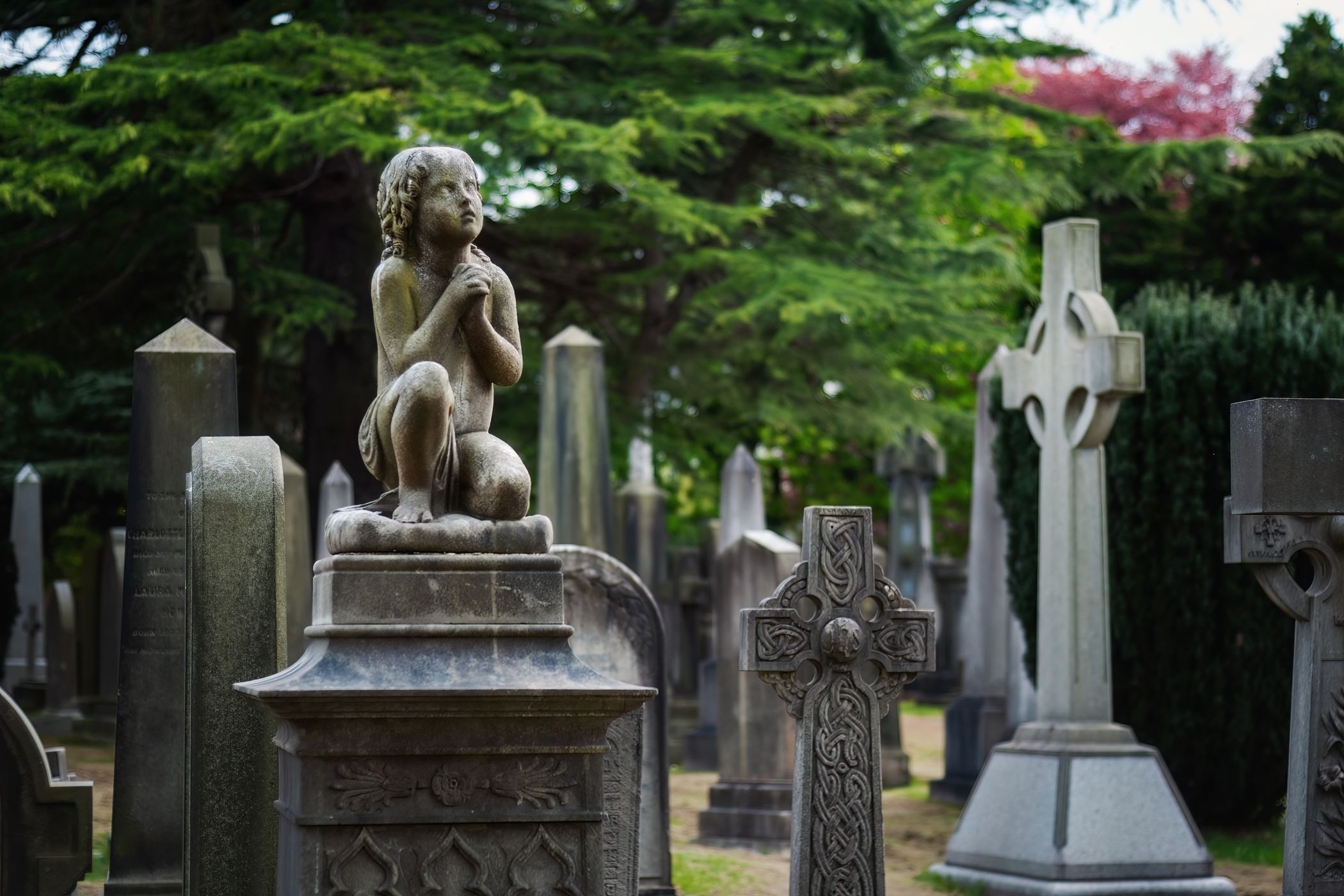 Dean Cemetery in Edinburgh, United Kingdom