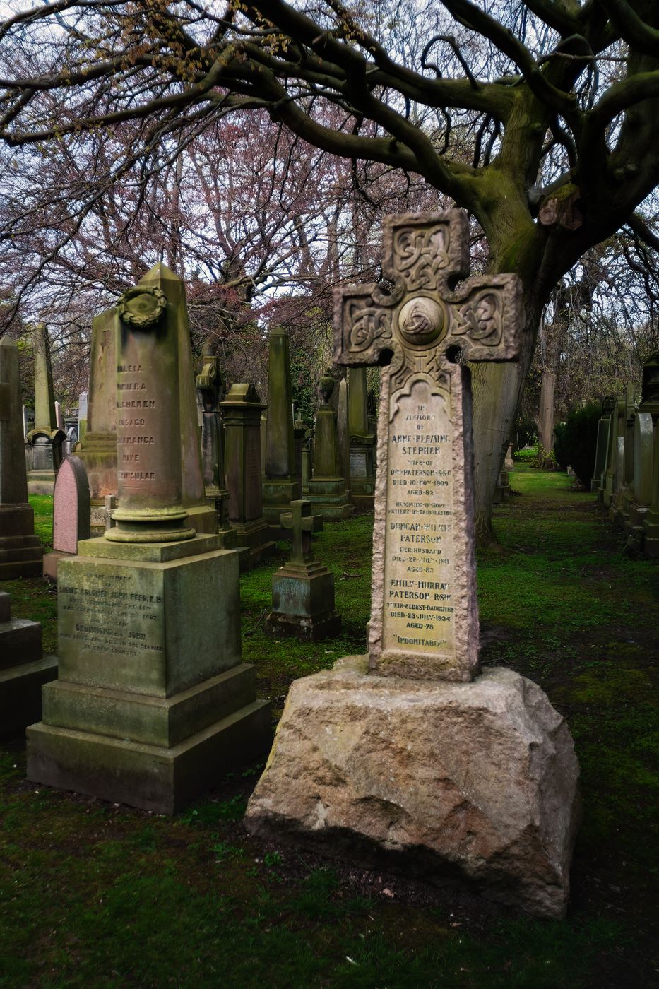 Dean Cemetery in Edinburgh, United Kingdom