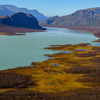 Der See Sitojaure im Sarek NP, Sweden