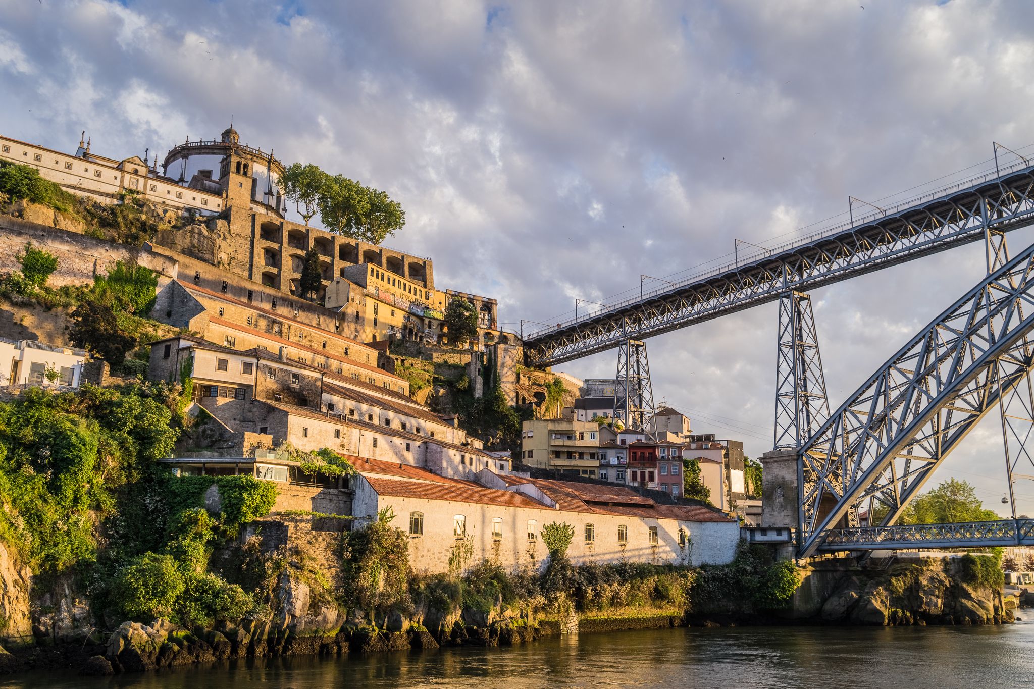 Douro River South Bank at Ponte Luis I, Portugal