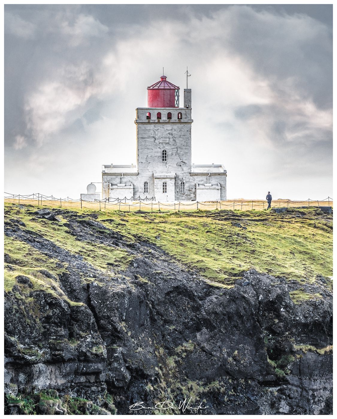 Dyrhólaey cliffs - view on lighthouse, Iceland