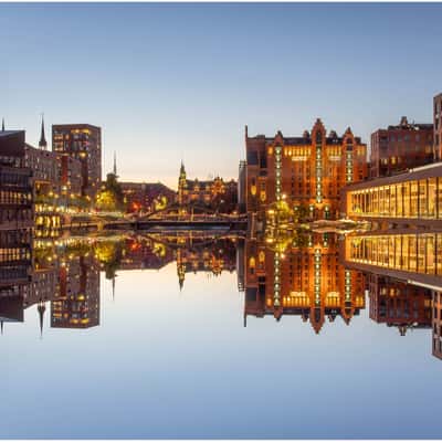 Elbtorpromenade (from the Magdeburger Brücke), Germany