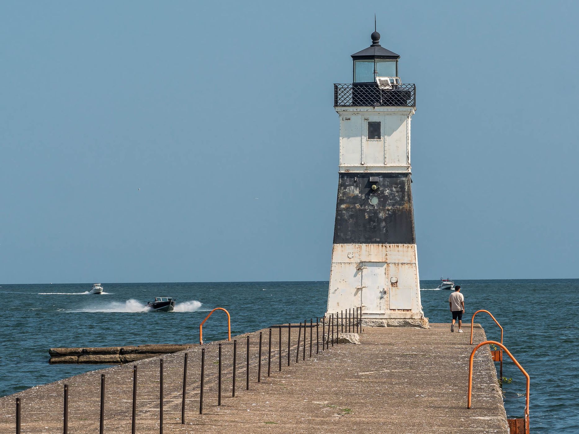 Erie Harbor North Pier Light, USA