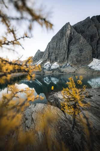 Floe Lake, First Lakeshore