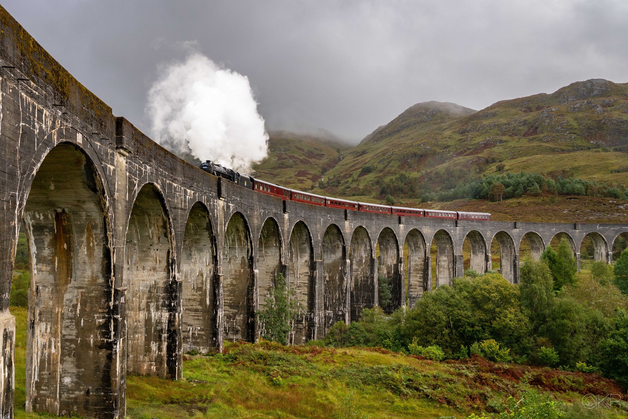 Glenfinnan Viaduct , Scotland, United Kingdom