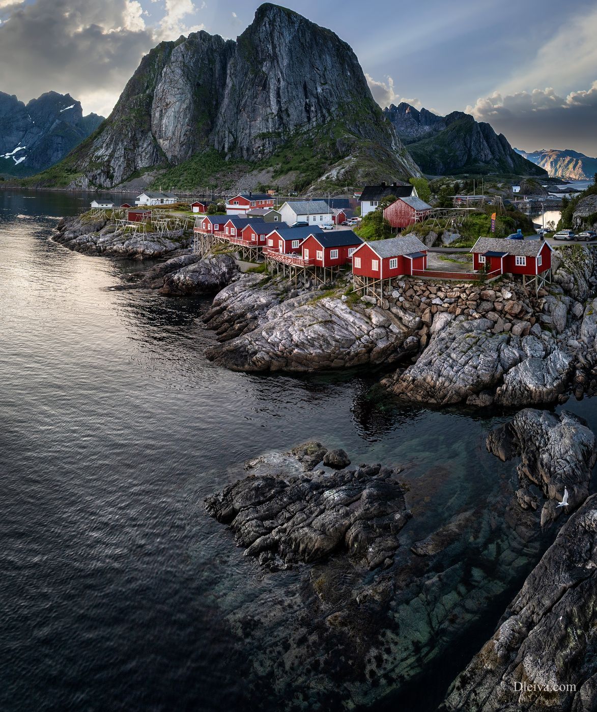 Hamnøy, classic view, Lofoten, Norway