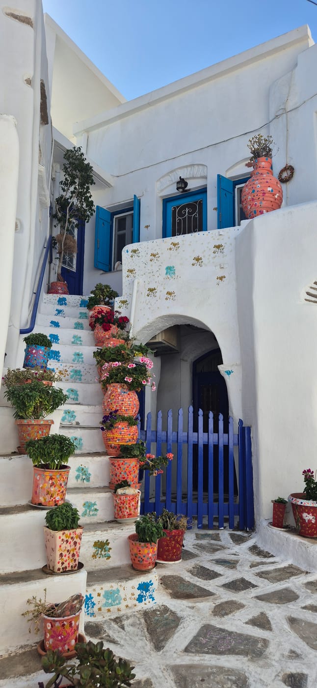 house in Lefkes, Greece