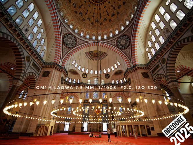 Inside of the Süleymaniye Mosque, Istanbul