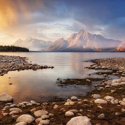 Jackson Lake, Colter Bay, USA