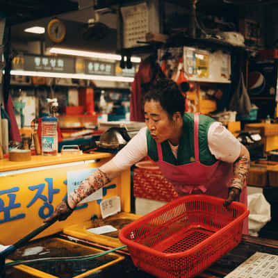 Jagalchi Fish Market, South Korea